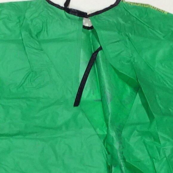 Vintage 80s Wizard Of Oz Scarecrow Green Costume S 50th Anniversary Halloween - Picture 5 of 10